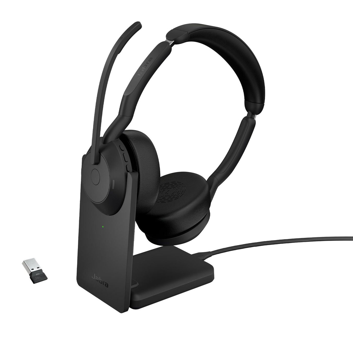 Jabra Evolve2 55 Link380A UC – Duo Headset – Bluetooth, USB‑A – Stereo