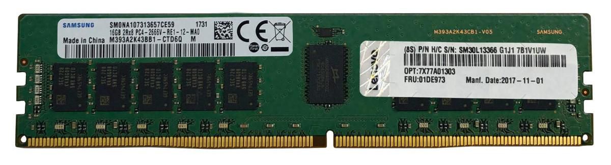Lenovo 4X77A08632 – Speichermodul – DDR4, 16 GB, 3200 MHz, 1,2 V, für PC/Server
