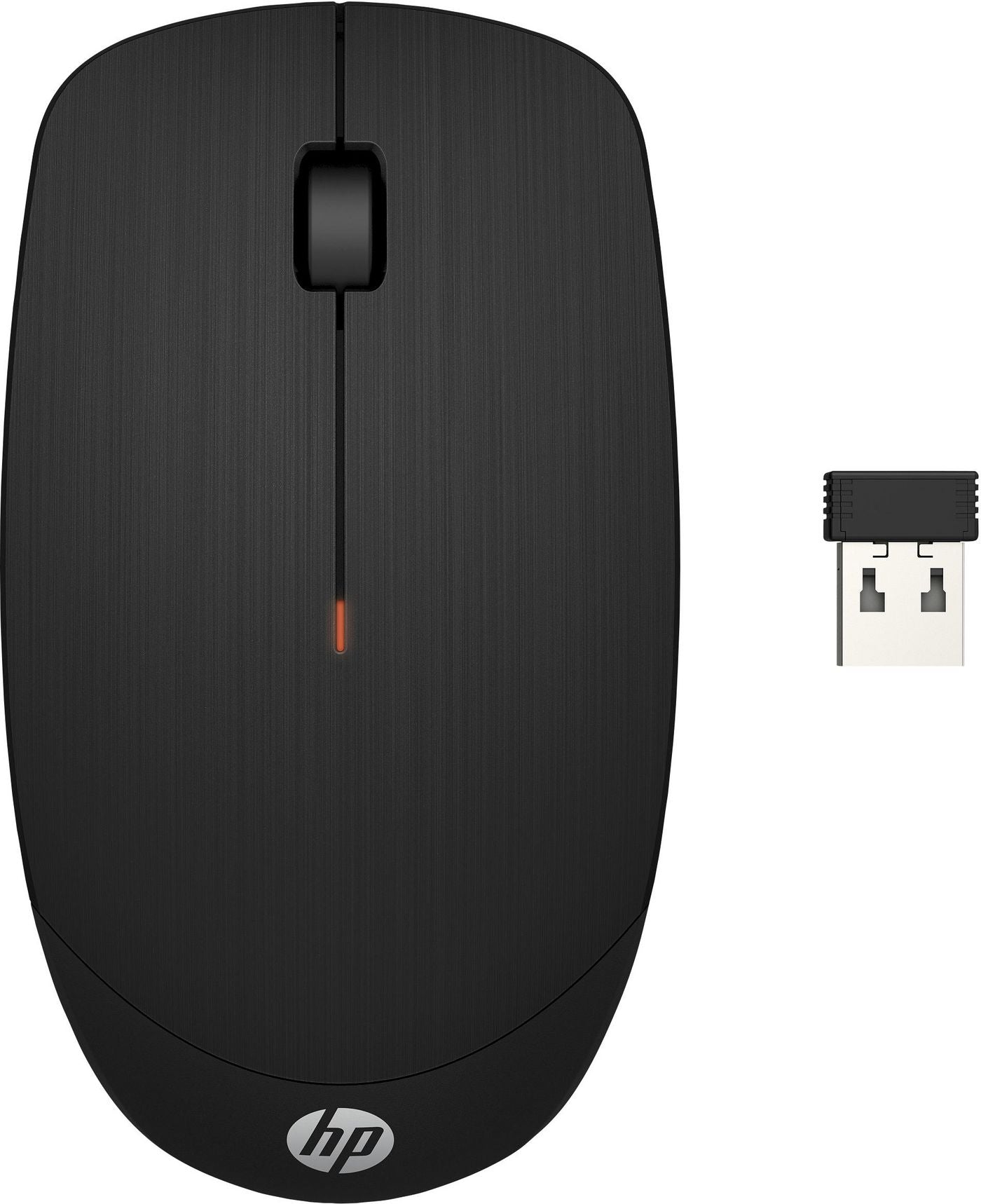 HP Maus – Kabellos (2,4 GHz), beidhändig, Schwarz