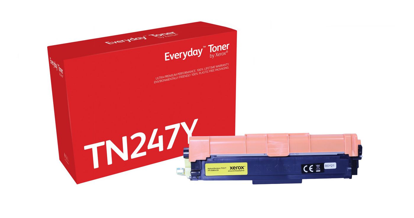 Xerox Everyday TN-247Y Gelber Toner – Kompatibel XL – 2'300 Seiten – für Brother MFC-L3710/DCP-L3510 und andere