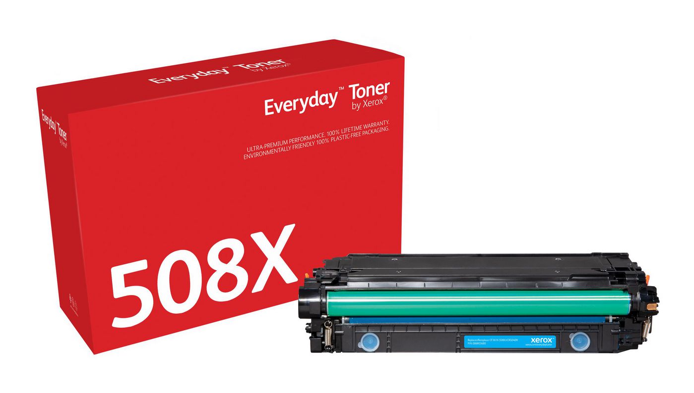 Xerox Toner 508X – Cyan – für HP Color LaserJet
