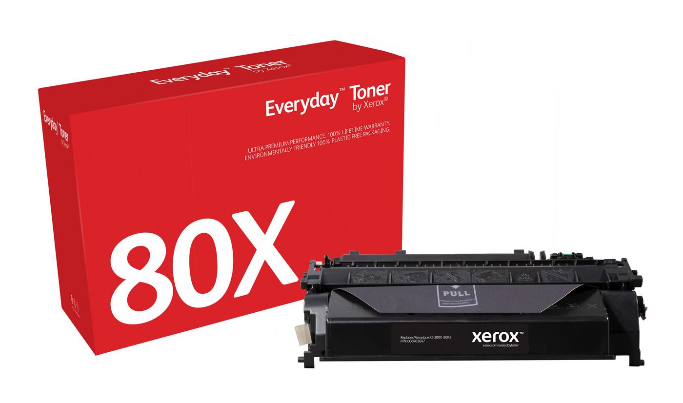 Xerox 80X (CF280X) Schwarzer Toner – Kompatibel XL – 11'500 Seiten – für HP LaserJet Pro 400 MFP M401/M425