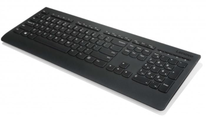 Lenovo Tastatur – 2,4 GHz (Nano-Empfänger) – AZERTY (FR) – Schwarz