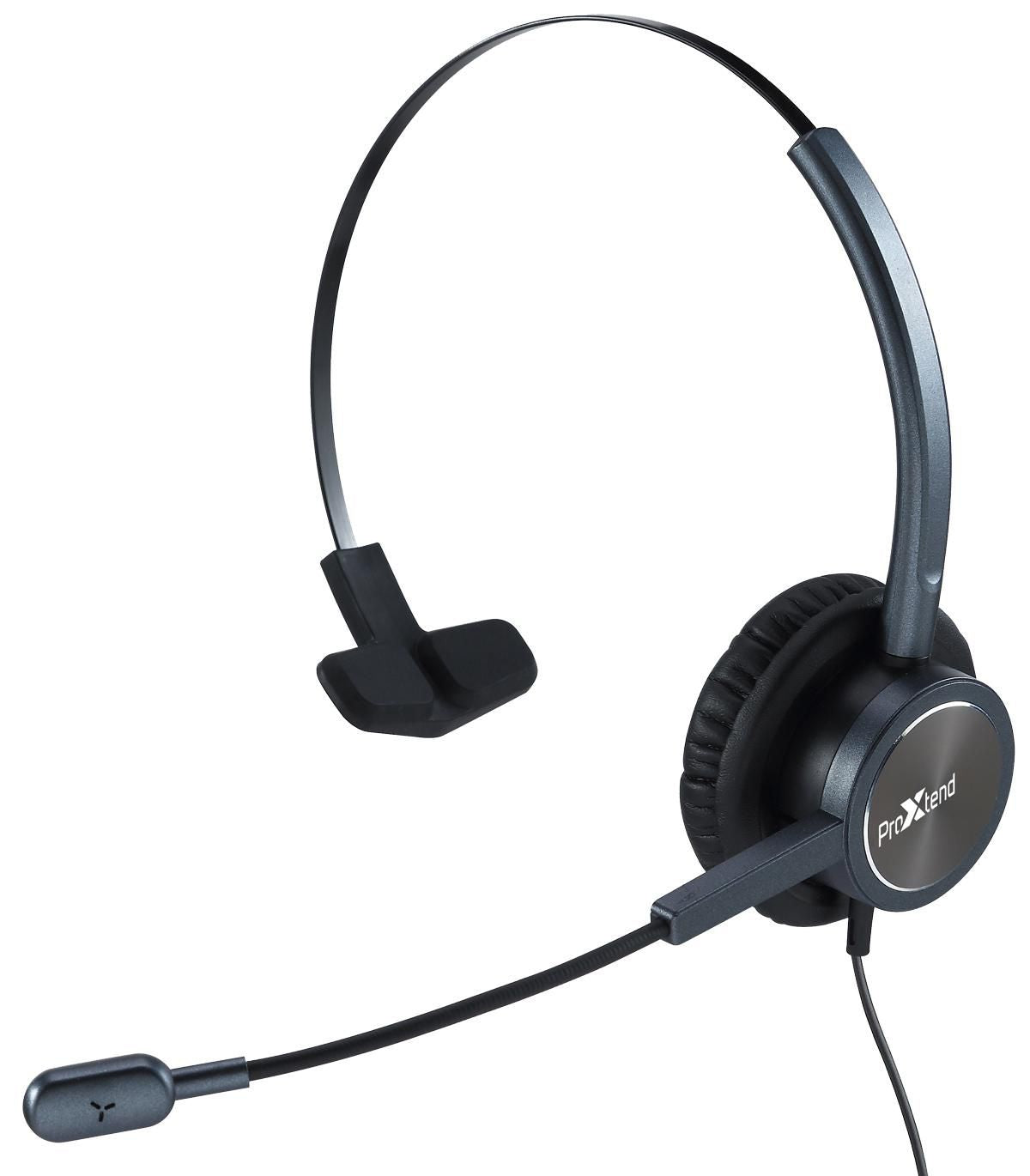 ProXtend Epode Office-Headset – Over-Ear, Mono, Kabel, USB-A, Schwarz