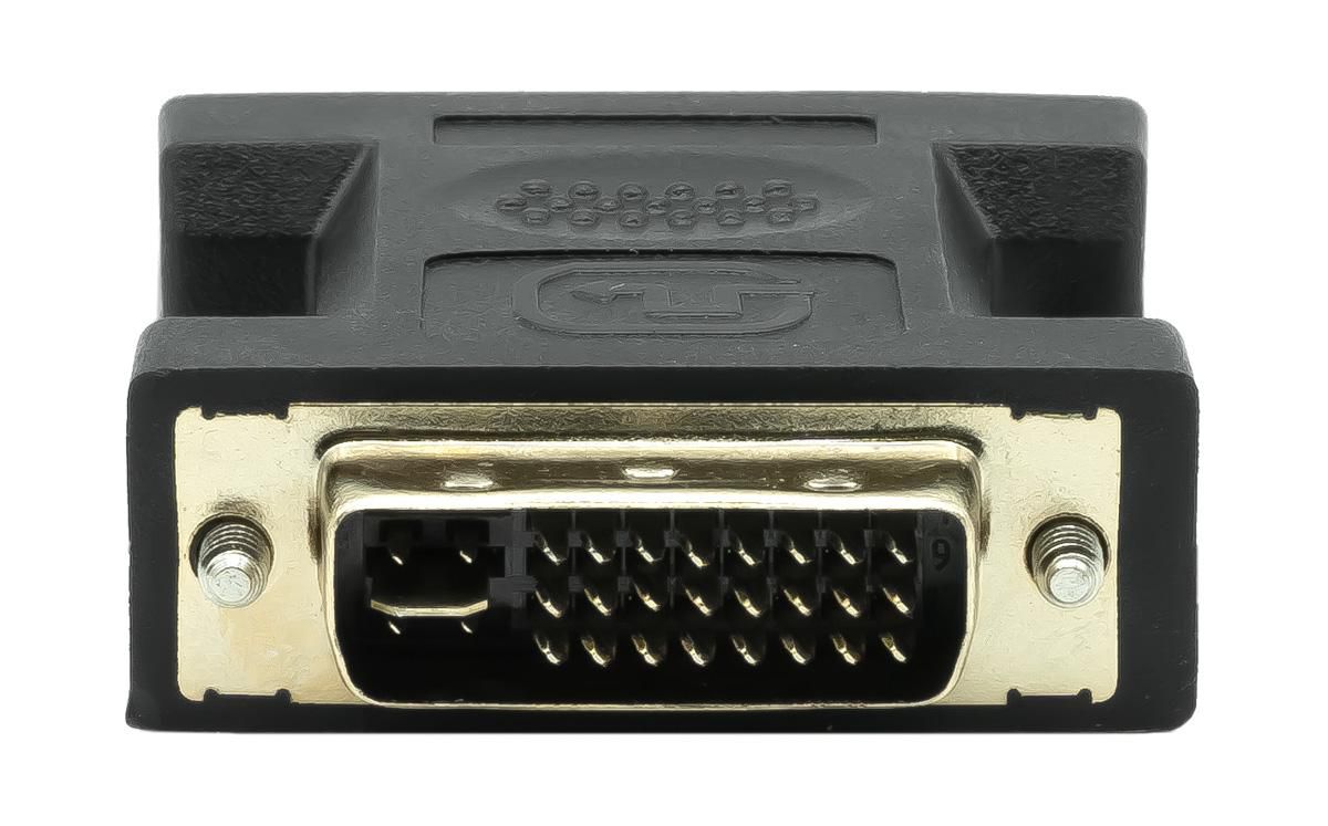 ProXtend Adapter DVI-I zu VGA – DVI-I 24+5 (Dual-Link), männlich zu weiblich, schwarz