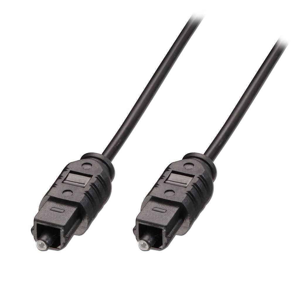 Lindy Toslink-Audiokabel Toslink (Stecker) auf Toslink (Stecker) – 0,5 m, S/PDIF, schwarz
