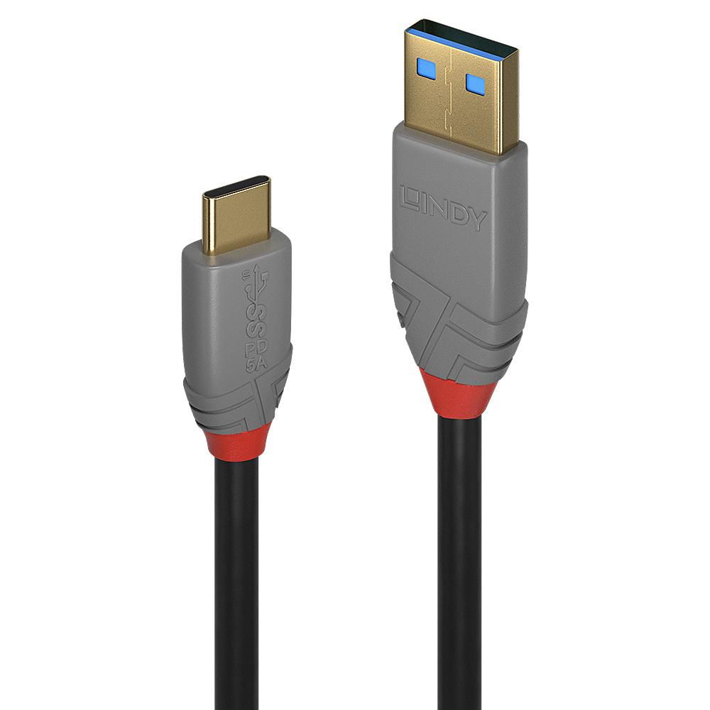 LINDY – USB-Kabel, USB-A zu USB-C, 1,5 m, USB 3