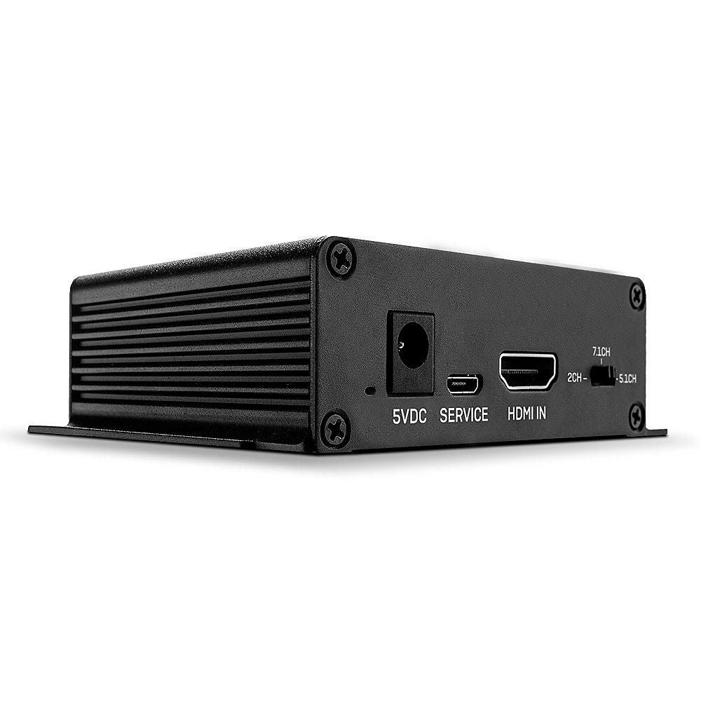 Lindy HDMI 18G Audio Extractor – 38361, HDMI ARC, Koaxial & Optisch