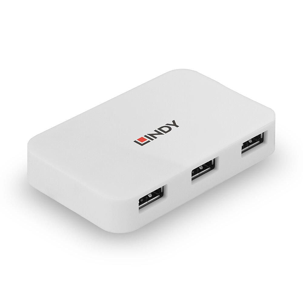 Lindy 43143 USB-Hub – USB-A, für Windows/Mac/Linux