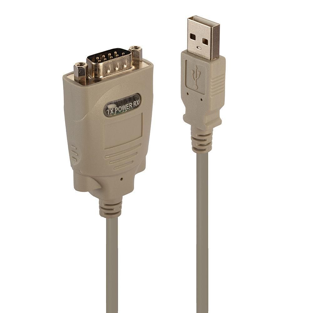 Lindy 42844 USB Kabel zu RS-422 – 1 m, Weiss