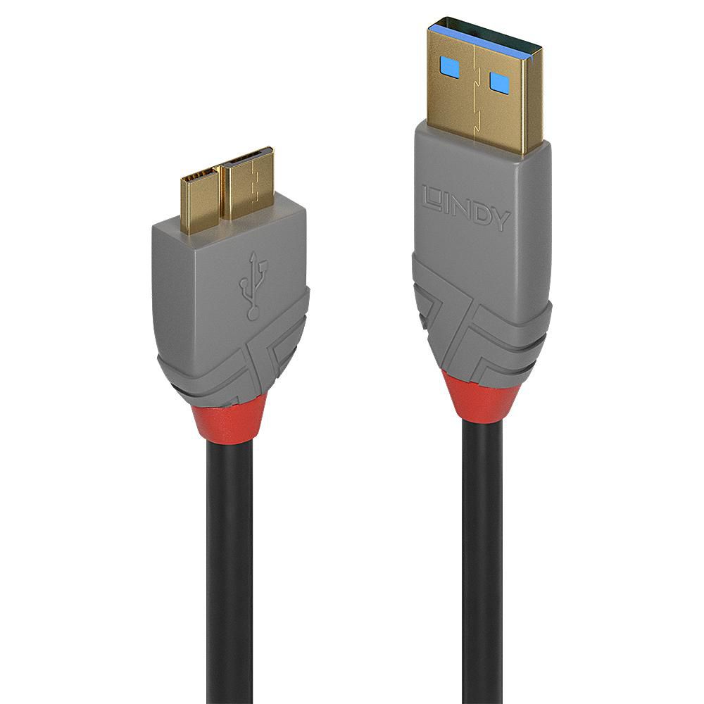 Lindy USB-Kabel, USB-A zu Micro-USB, 0,5 m, USB 3