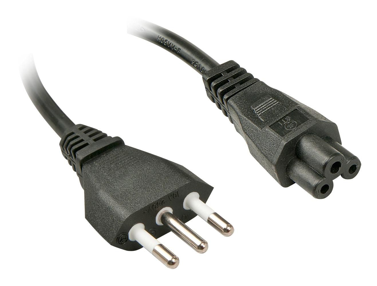 Lindy Netzkabel, italienischer Netzstecker auf IEC C5, 2 m