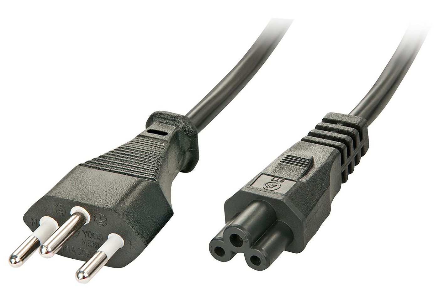 Lindy Netzkabel, Typ J auf IEC C5, 2 m