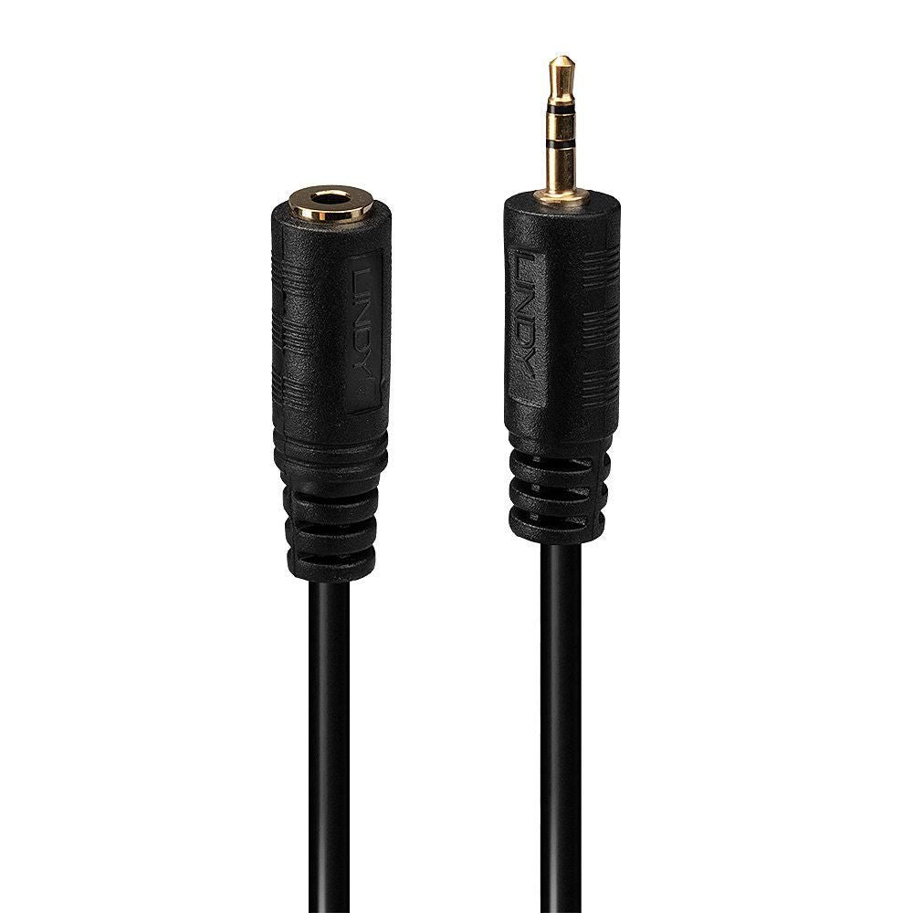 Lindy 3,5 mm (Buchse) auf 2,5 mm (Stecker) Adapter – 20 cm