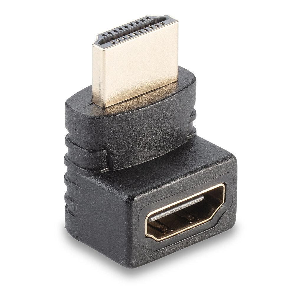 Lindy HDMI (Stecker) auf HDMI (Buchse) Adapter, gewinkelt 90°