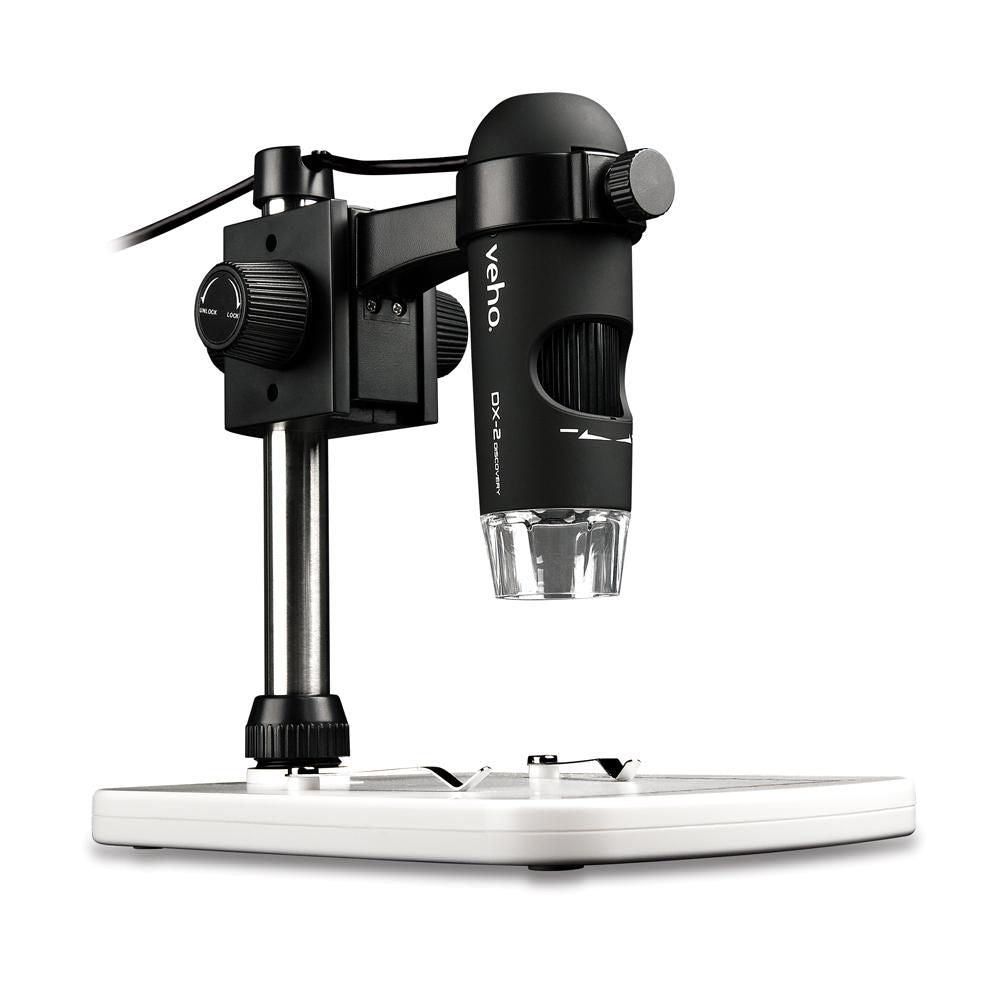 Veho Digitalmikroskop DX-2 Discovery – 10–300×, 5,0 MP, LED, USB, Schwarz