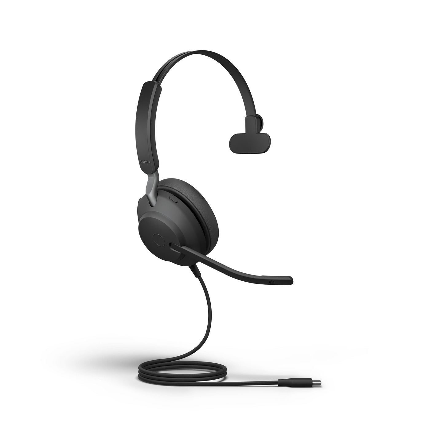 Jabra Evolve2 40 SE – Mono Headset/On-Ear – USB-A, Beamforming, Clear Voice – Schwarz – für UC