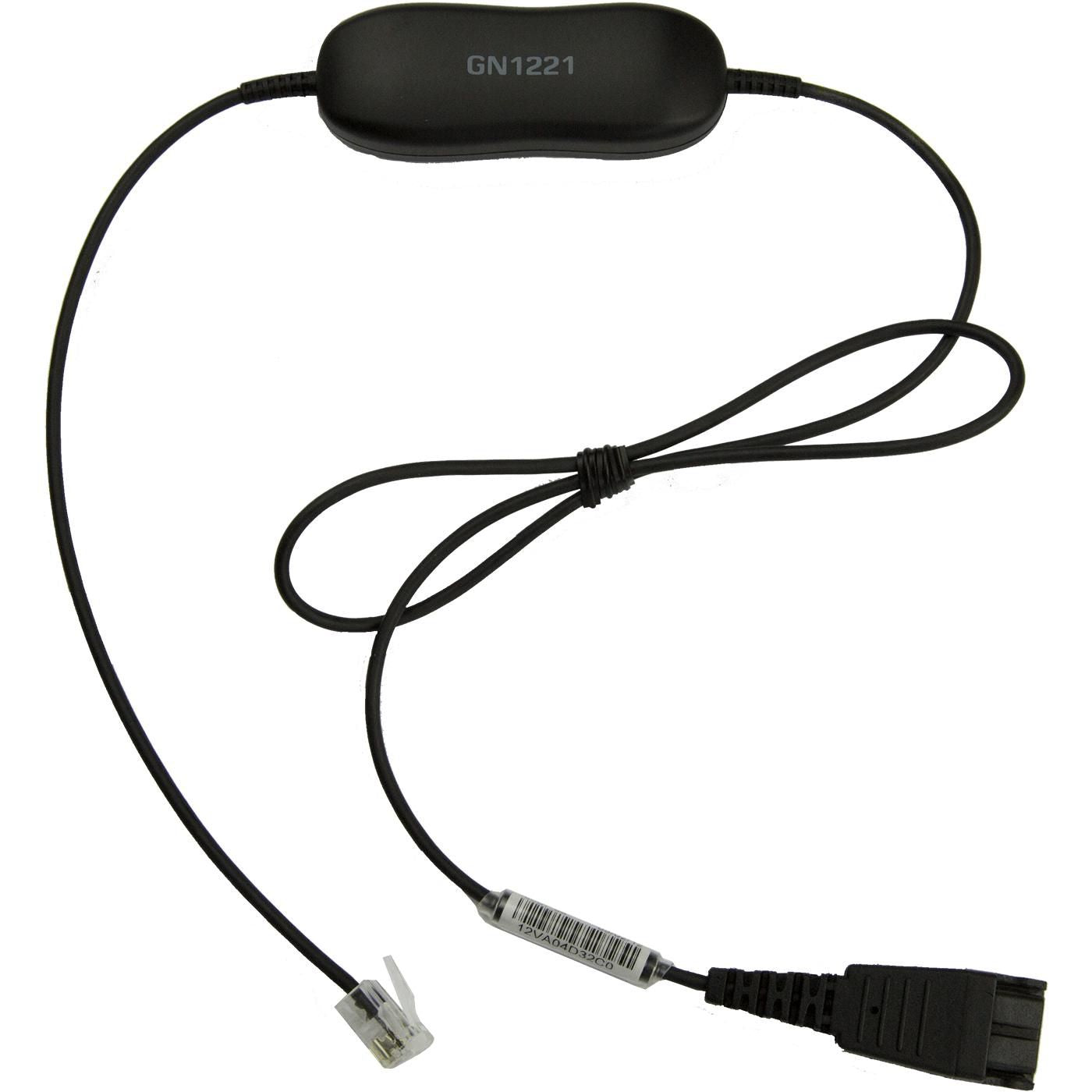 Jabra SMART CORD QD – Headset-Kabel (QD → RJ10, 80 cm)
