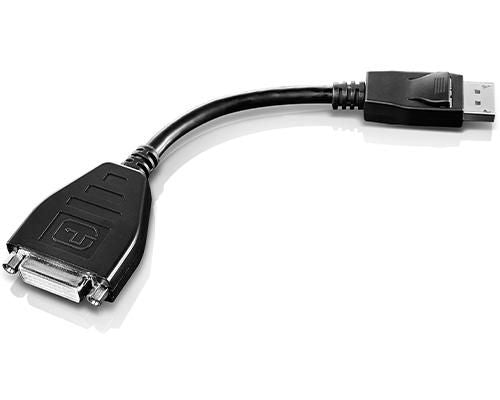 Lenovo DisplayPort (Stecker) zu DVI-D (Stecker) Adapter, 20 cm