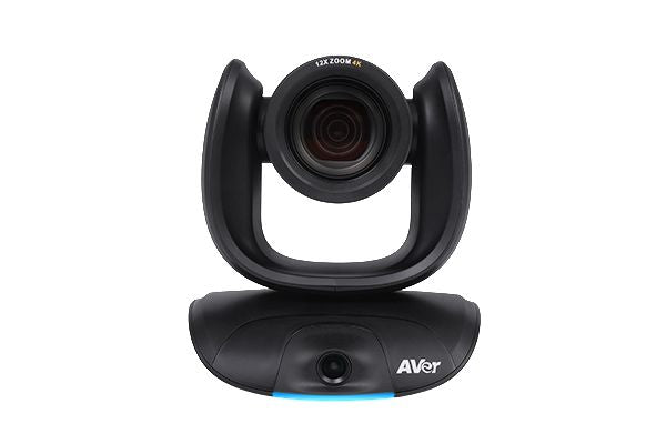 AVer CAM550 – PTZ-Kamera, 4K, 12× optischer Zoom, Dual-Kamera, PoE, HDMI/USB/IP, schwarz