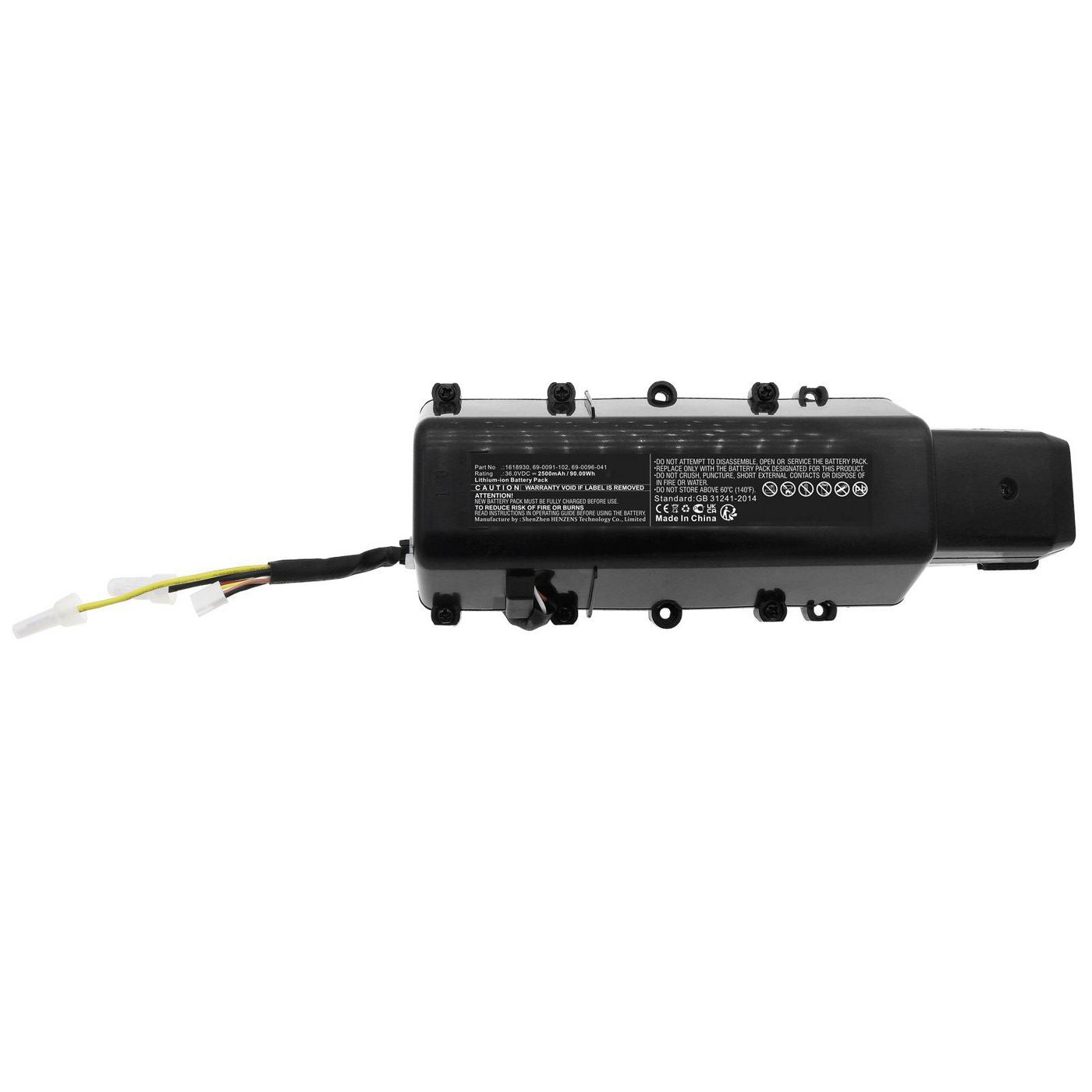 CoreParts Akku 36,0 V 2500 mAh 90,00 Wh Li-Ion – für Bissell Staubsauger