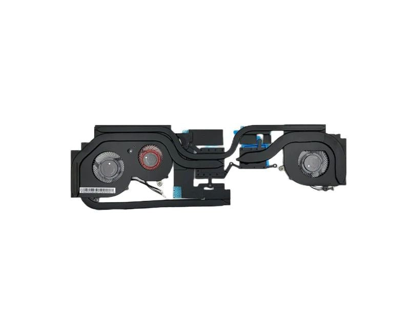 CoreParts Notebook-Lüfter für MacBook Pro 16" Retina, MSI-Laptops – Schwarz, 2 Stück