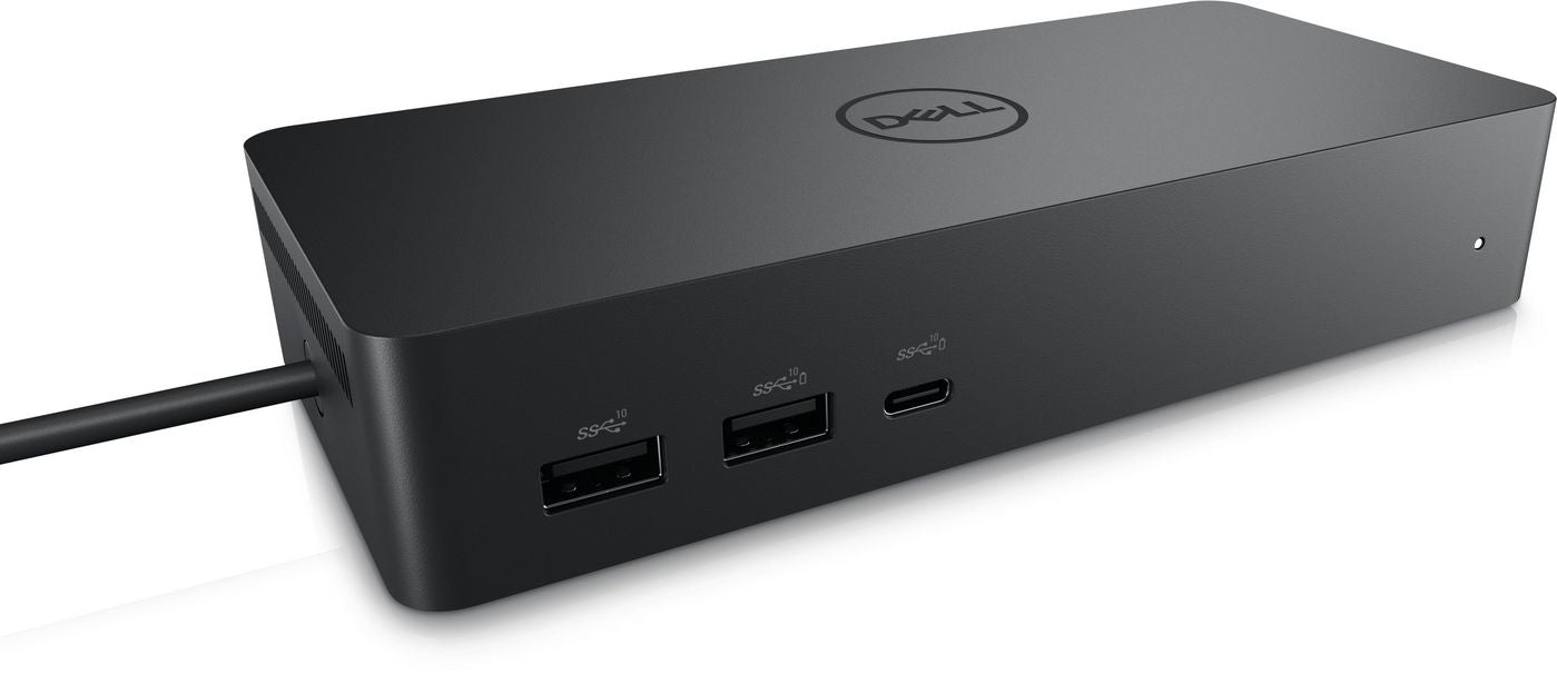 DELL UD22 Dockingstation – Thunderbolt, 2× DP, 1× HDMI, 4× USB-A, 2× USB-C, 96 W PD, für Windows/Mac/ChromeOS