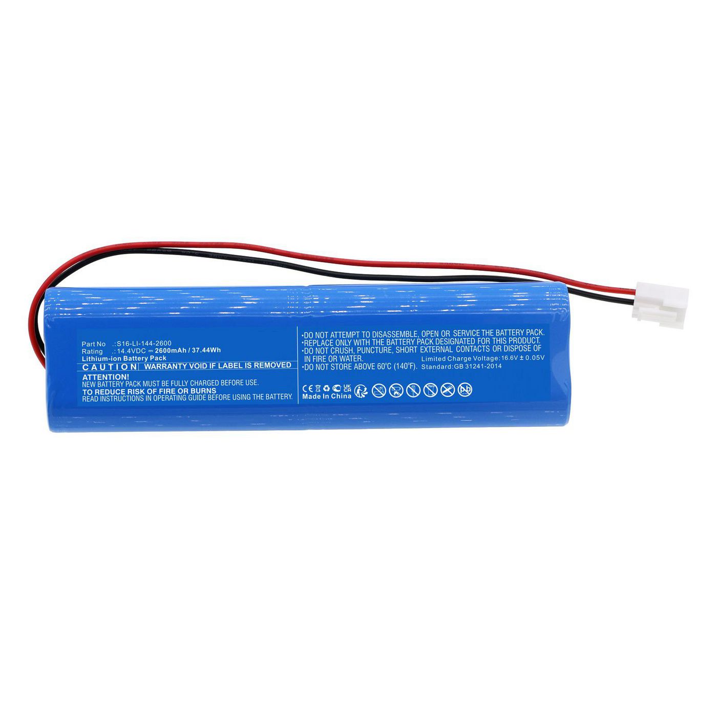 CoreParts Akku 37,44 Wh – 14,4 V, 2600 mAh