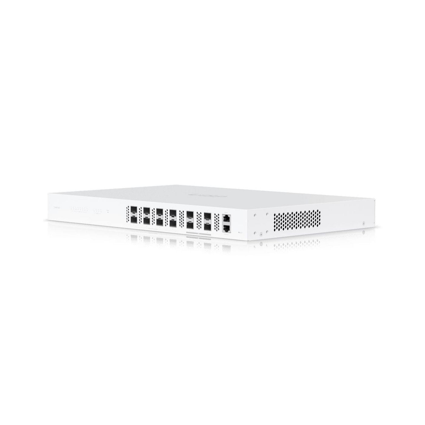 Ubiquiti UISP-FIBER-OLT-XGS – Managed Switch – 2×RJ45, 8×SFP (4×SFP28), 1U