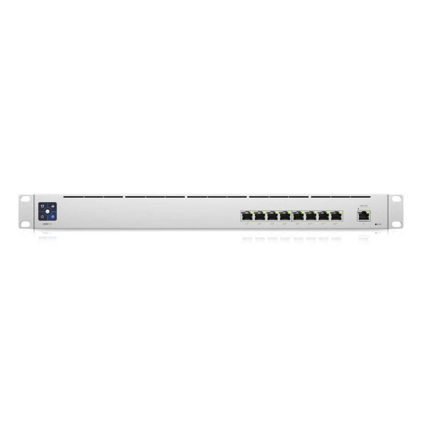 Ubiquiti Mission Critical – Managed Switch – 9×GbE, PoE++ 120 W, 1U