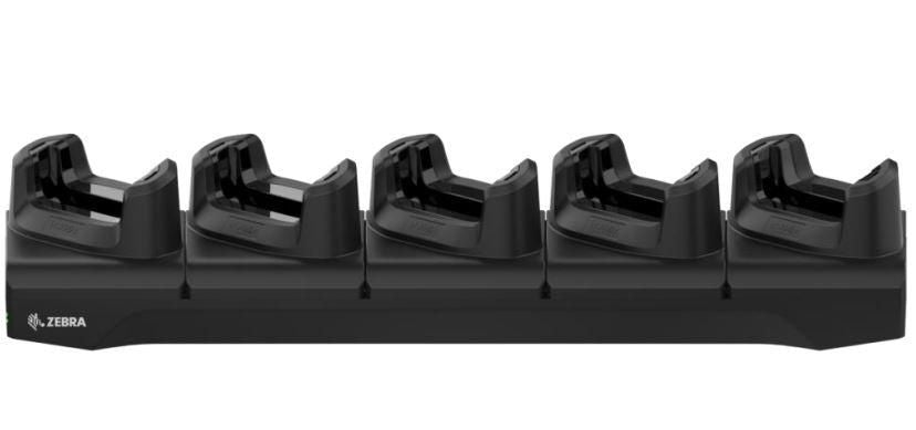 Zebra Mehrfach-Ladestation – Slots ×5 – für Zebra TC22/TC27 – Schwarz