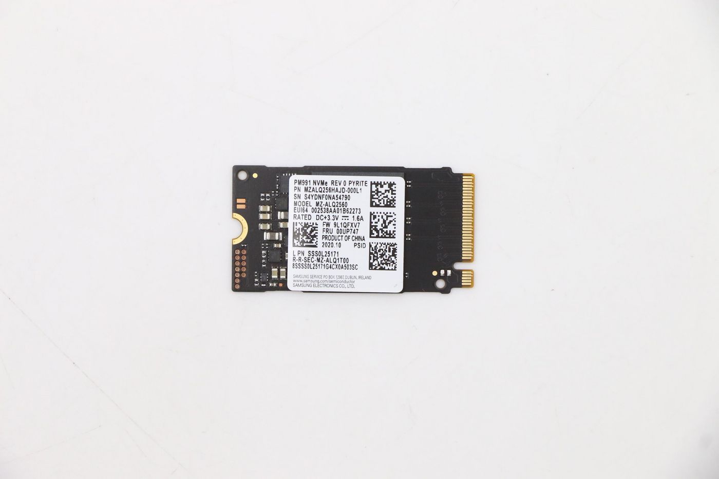 Lenovo M.2 2242 SSD – 256 GB, PCIe NVMe