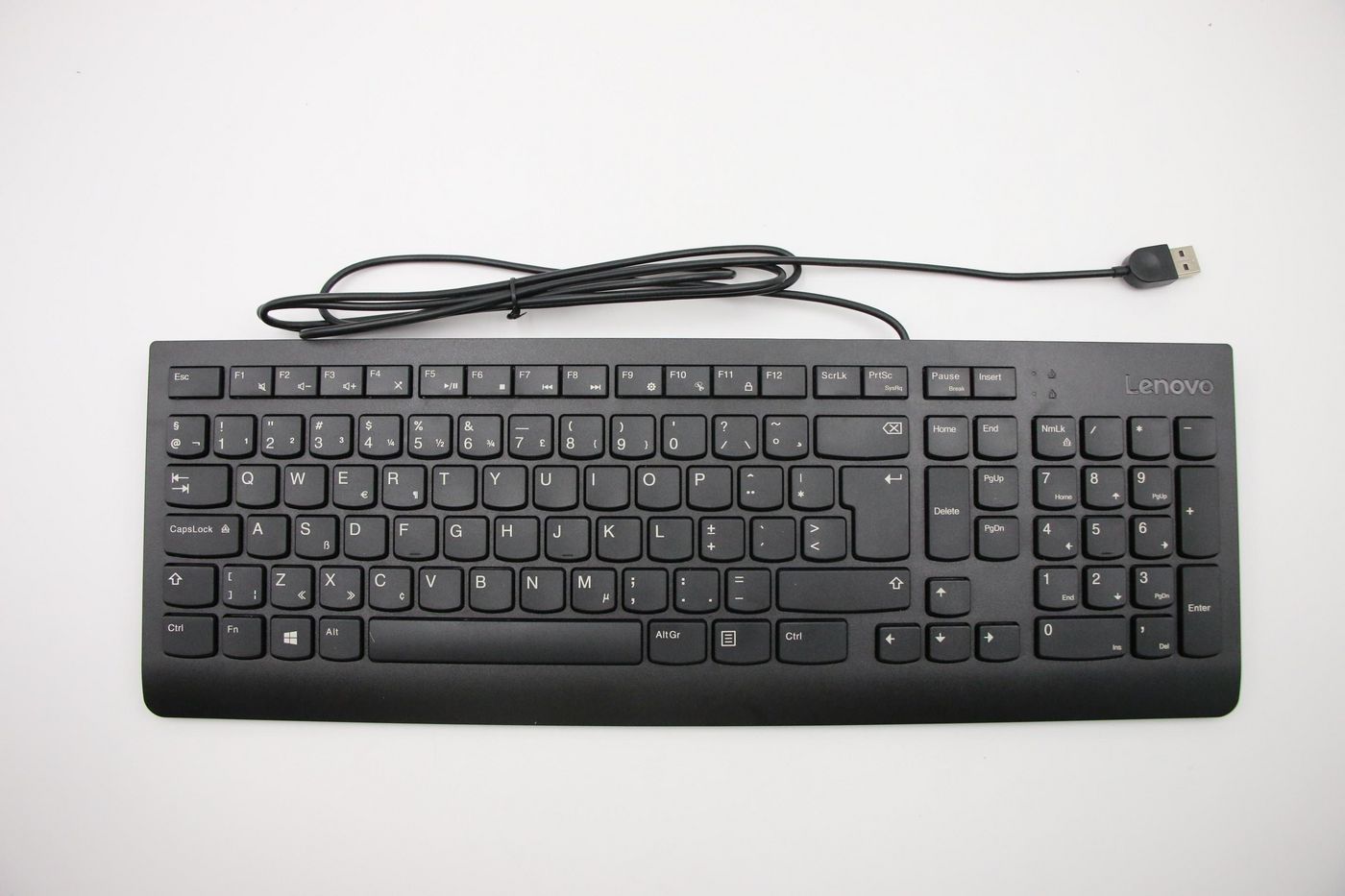Lenovo Tastatur – kabelgebunden (USB) – Schwarz