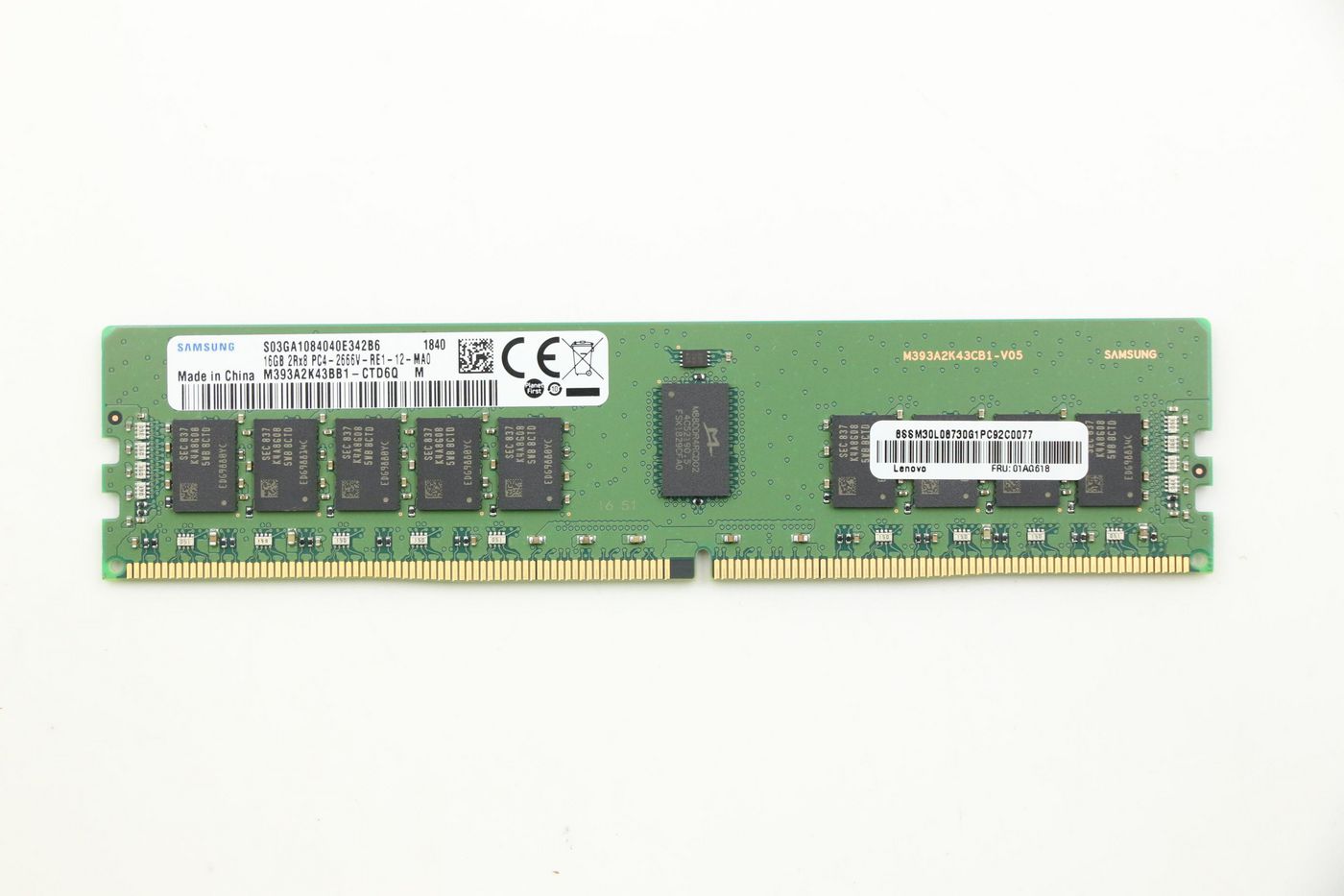Lenovo Speichermodul – 16 GB DDR4 ECC RDIMM, PC4-2666