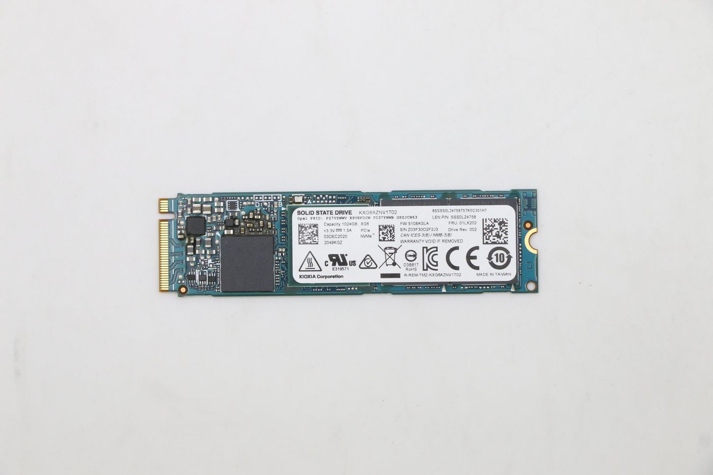 Lenovo M.2 NVMe SSD – 1 TB, OPAL 2.0