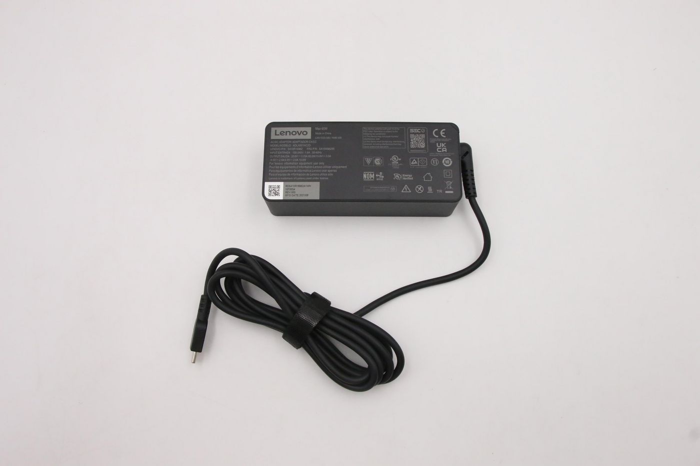 Lenovo 5A10W86295 Netzteil 65 W – 2 Ports – für Lenovo-Laptops – Schwarz