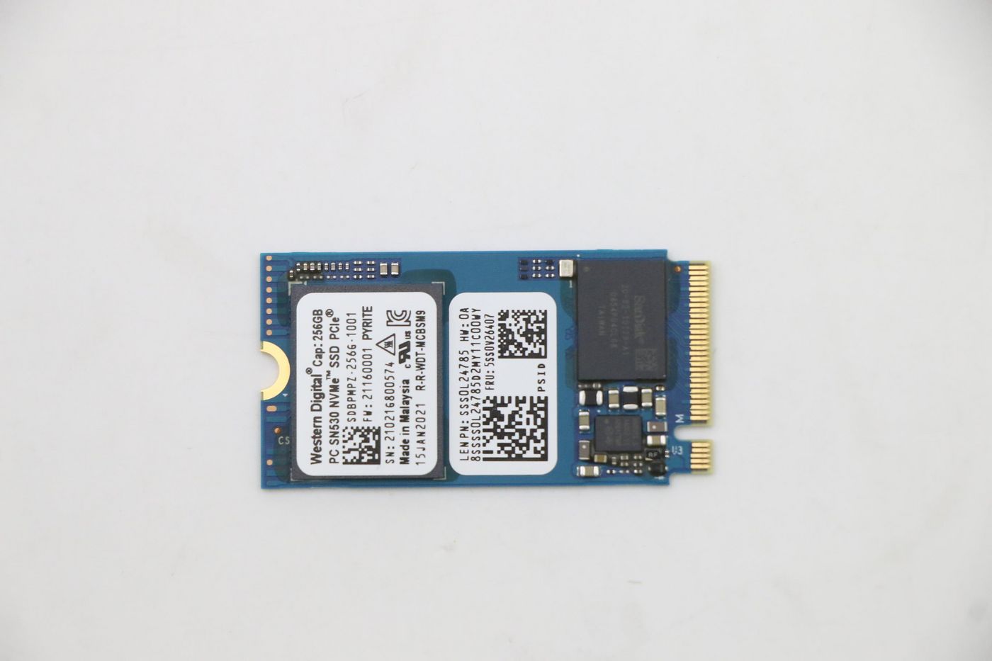 Lenovo M.2 PCIe NVMe SSD – 256 GB