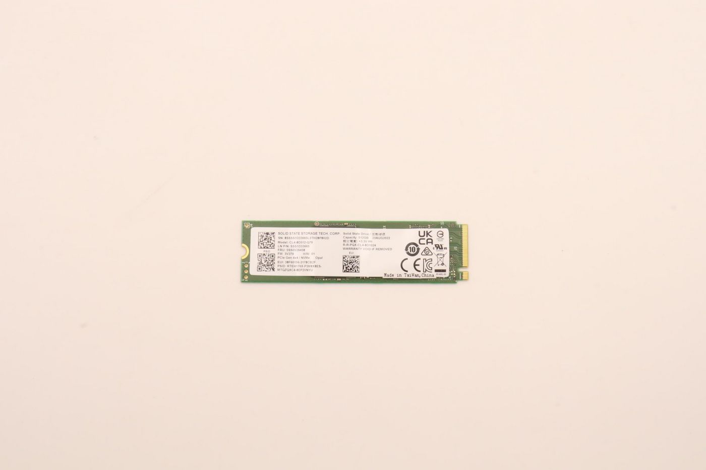 Lenovo SSD – 512 GB, M.2 2280, PCIe 4.0 NVMe