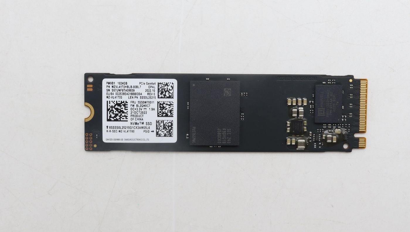Lenovo M.2 2280 NVMe SSD – 1 TB, PCIe 4.0