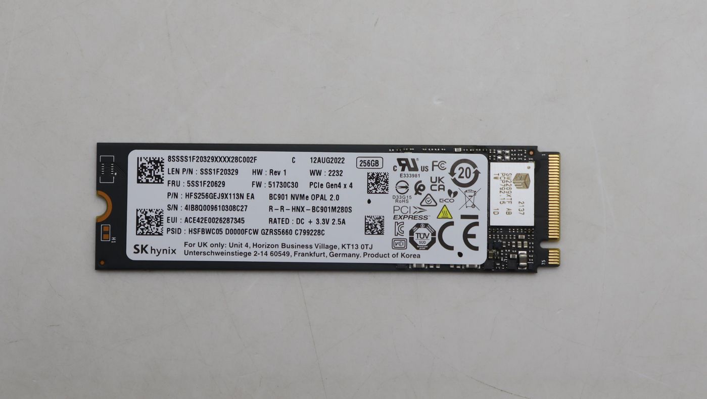 Lenovo M.2 2280 PCIe 4.0 x4 256 GB SSD