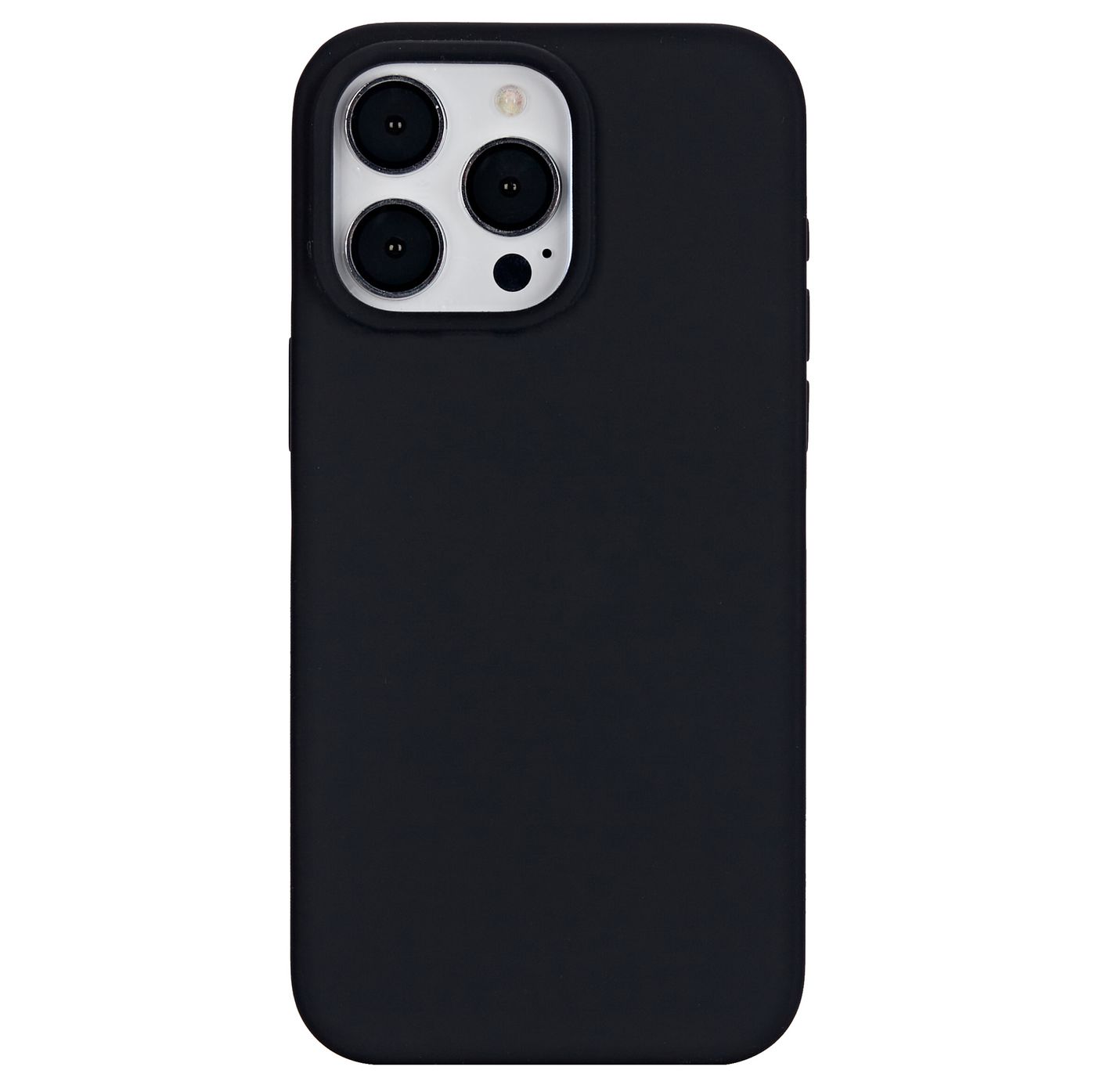 eSTUFF INFINITE (GRS) ROME Backcover – für Apple iPhone 15 Pro Max – MagSafe, Mikrofaser+PC+Silikon, schwarz