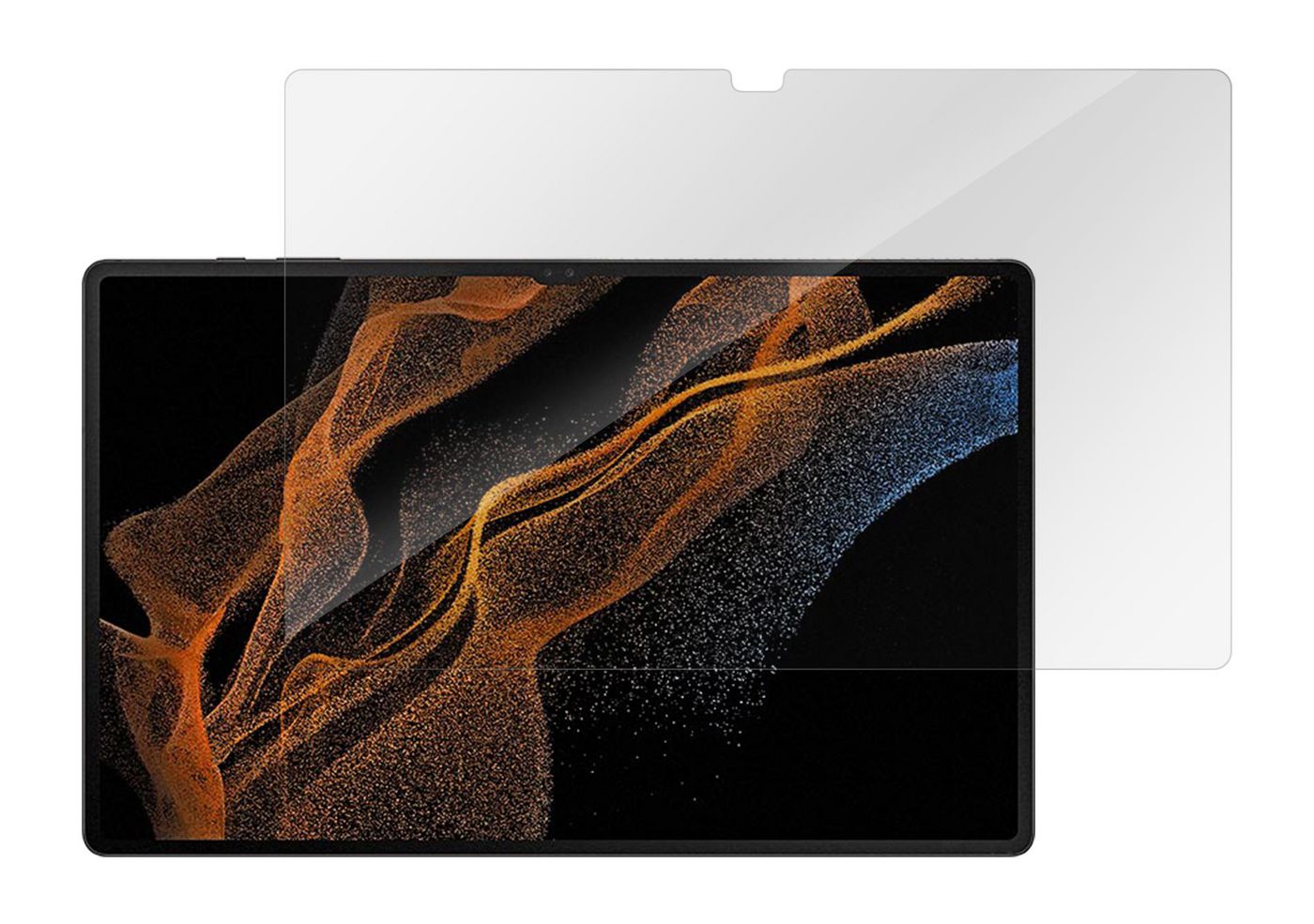 eSTUFF Panzerglas für Galaxy Tab S8 Ultra 14,6" – 9H, Anti-Fingerprint
