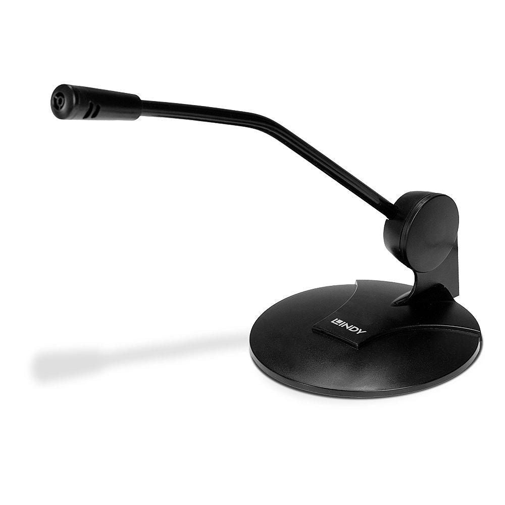 LINDY 3,5 mm Desktop-Mikrofon – Tisch-/Desktopmikrofon, 3,5 mm Klinke
