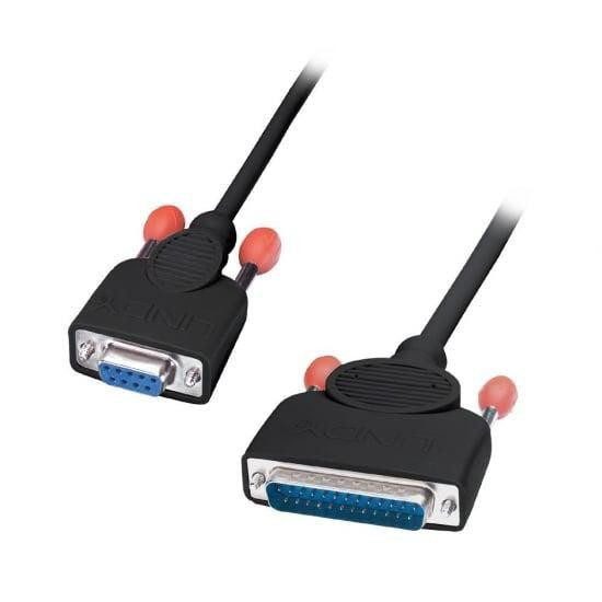 Lindy Serielles Druckerkabel 2 m, 9 p Sub-D/25 p Sub-D – für Juki/OKI Microline/Seikosha u. a.