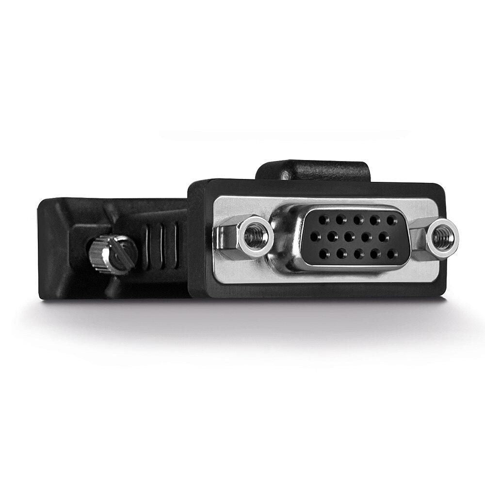 Lindy 32121 Adapter HDMI zu VGA – 4K (3840 × 2160), 1× HDMI, 1× VGA (D-Sub), Schwarz