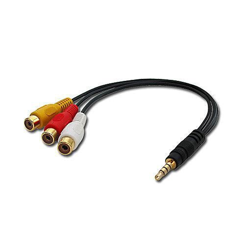 Lindy 3,5 mm auf 3×RCA Adapter – 0,25 m