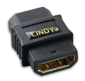 Lindy HDMI (Buchse) auf HDMI (Buchse) Adapter, HDCP kompatibel, Gold