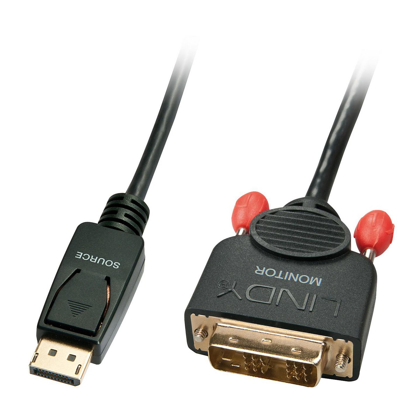 Lindy DisplayPort (Stecker) auf DVI (Buchse) Adapter, DP 1.1, 50 cm