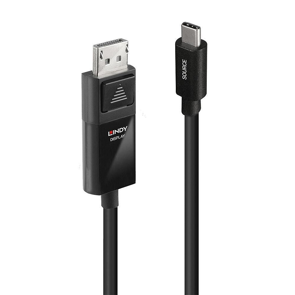 Lindy USB-C auf DisplayPort Adapter, 4K@60 Hz, 3 m, HDR