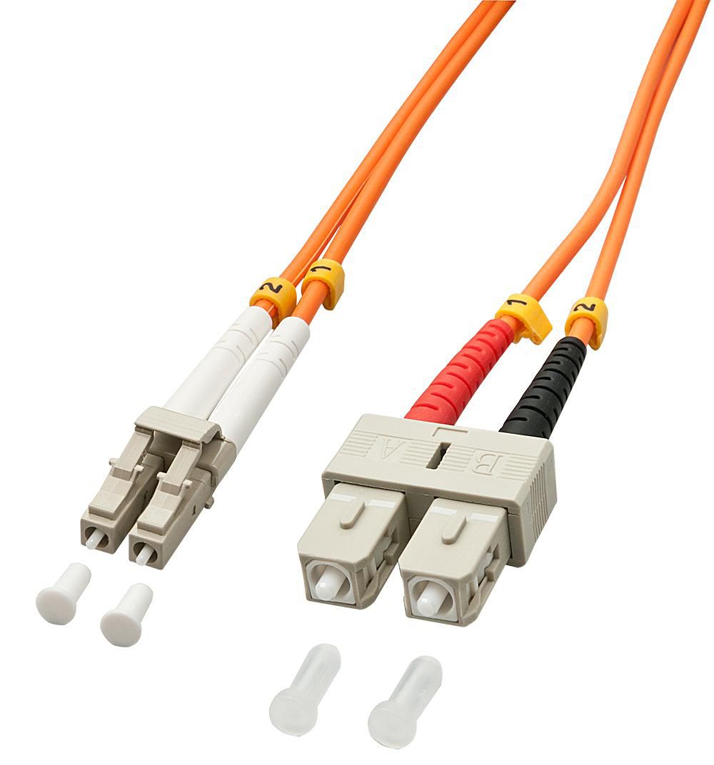 Lindy LWL-Patchkabel – LC-SC, Multi-Mode (OM2), 2 m